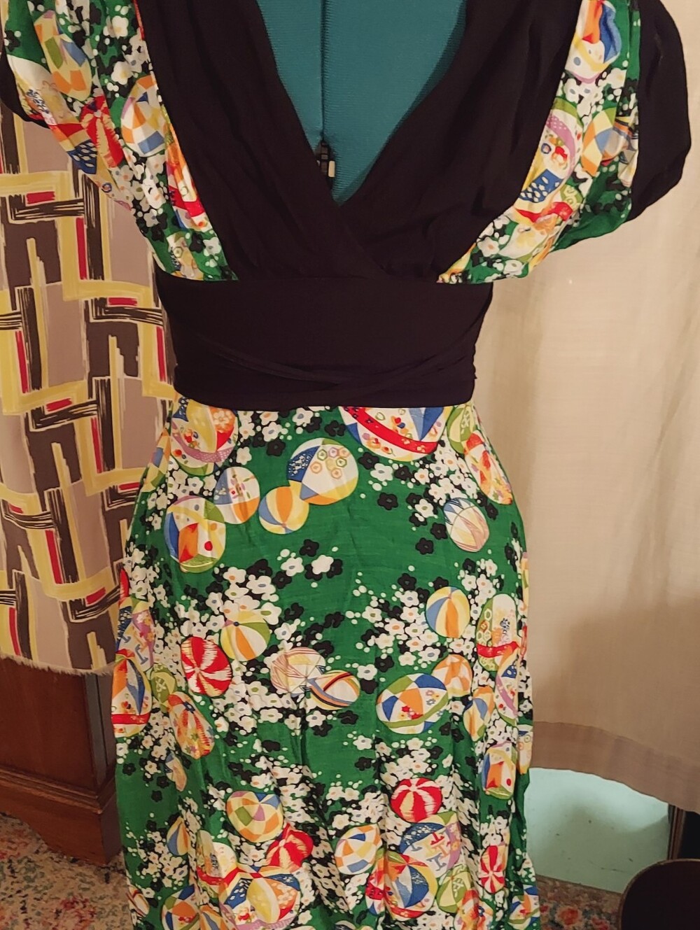 Trashy Diva Green Kimono Obi - Picture 4 of 10